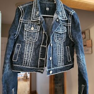 Girls Rose Royce Jean Jacket Size Xl